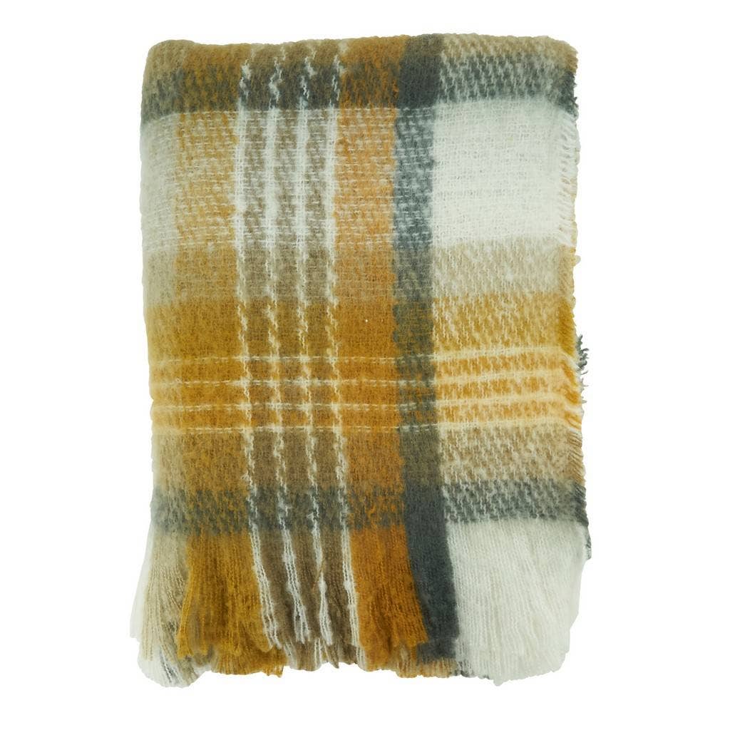 Faux Mohair Throw Blanket - 50x60