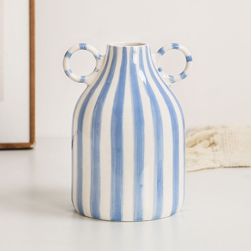 Hand Painted Ceramic Table Vase
