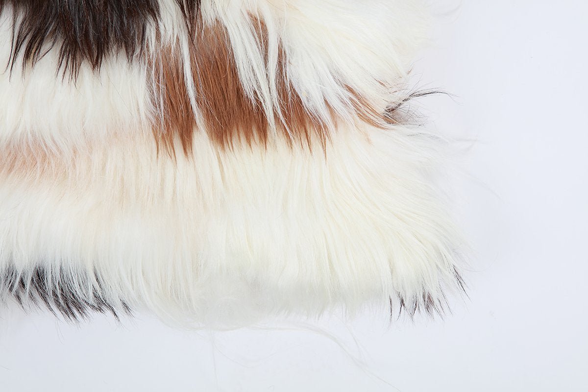 Natural Goatskin Pillow 20x20