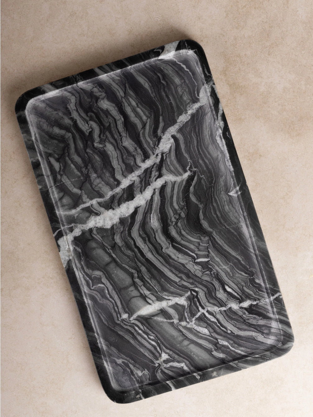 XL Onyx Marble Tray - 2 Color Options