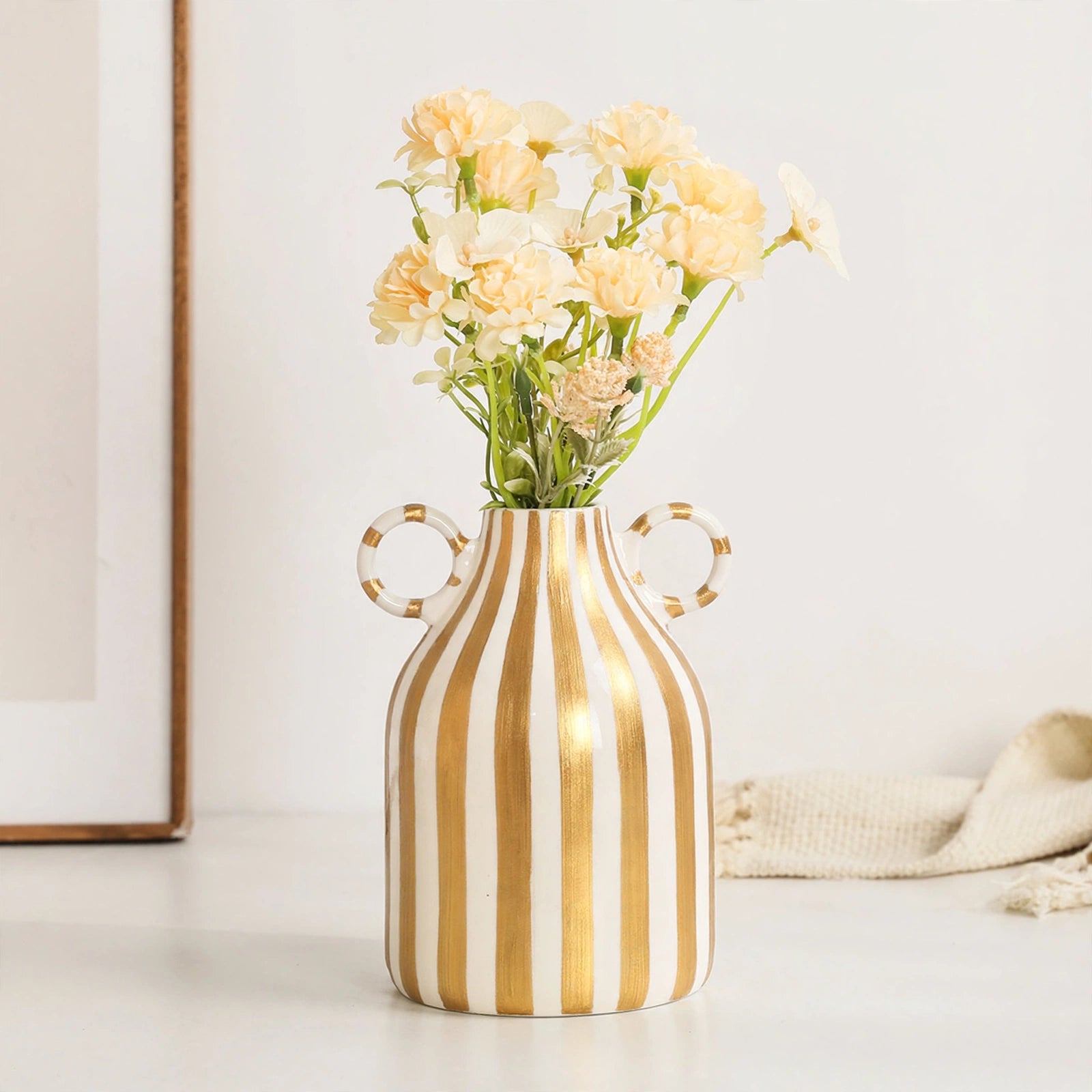 Hand Painted Ceramic Table Vase