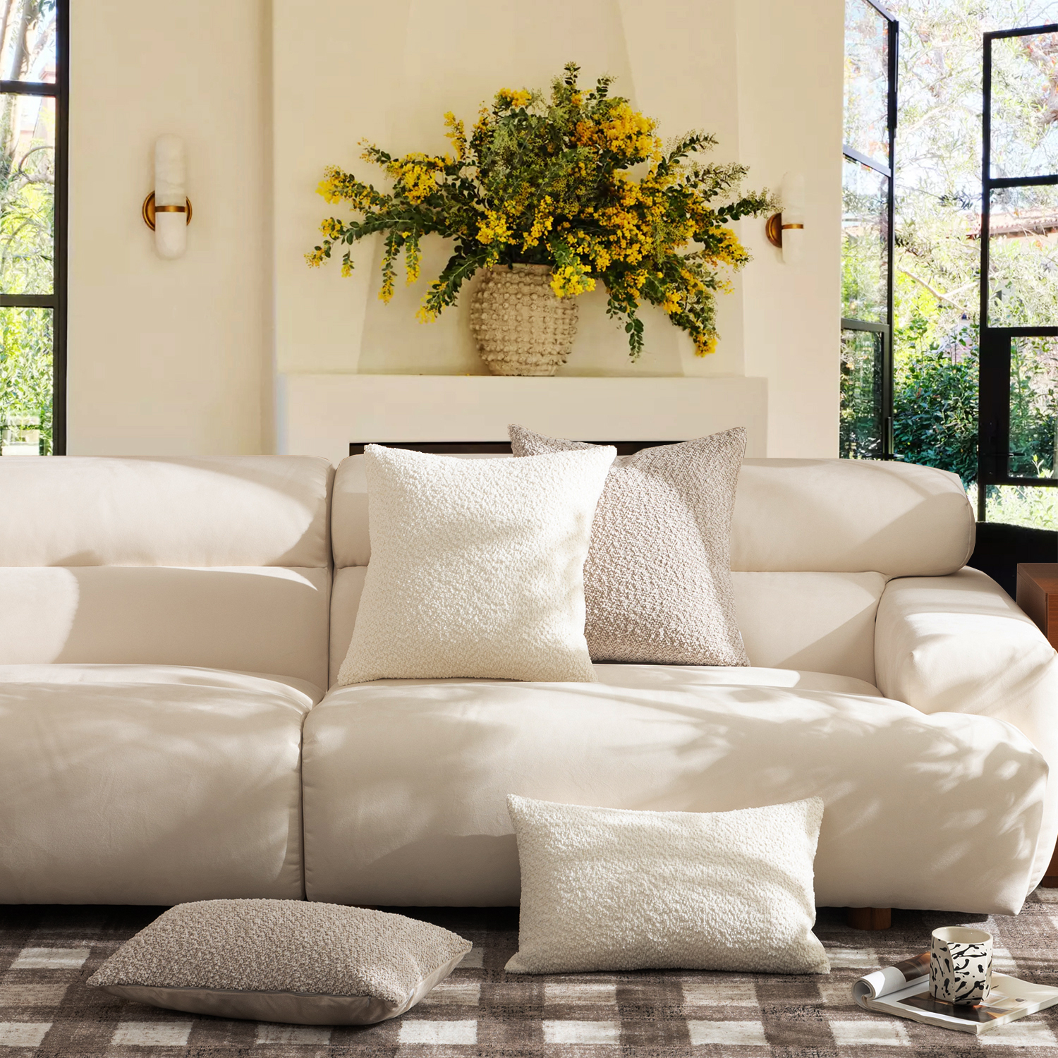 How to Style Throw Pillows