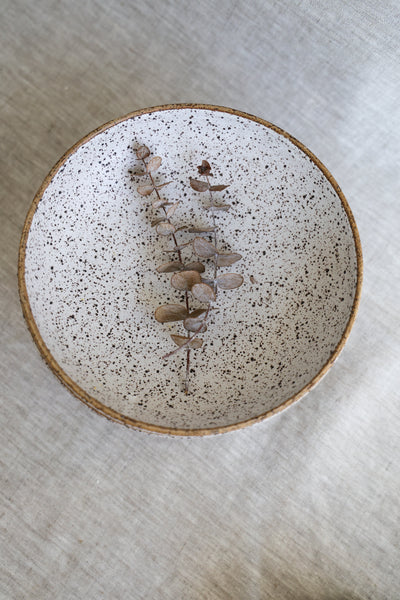 Handmade Speckled Pasta Bowls - Set of 4