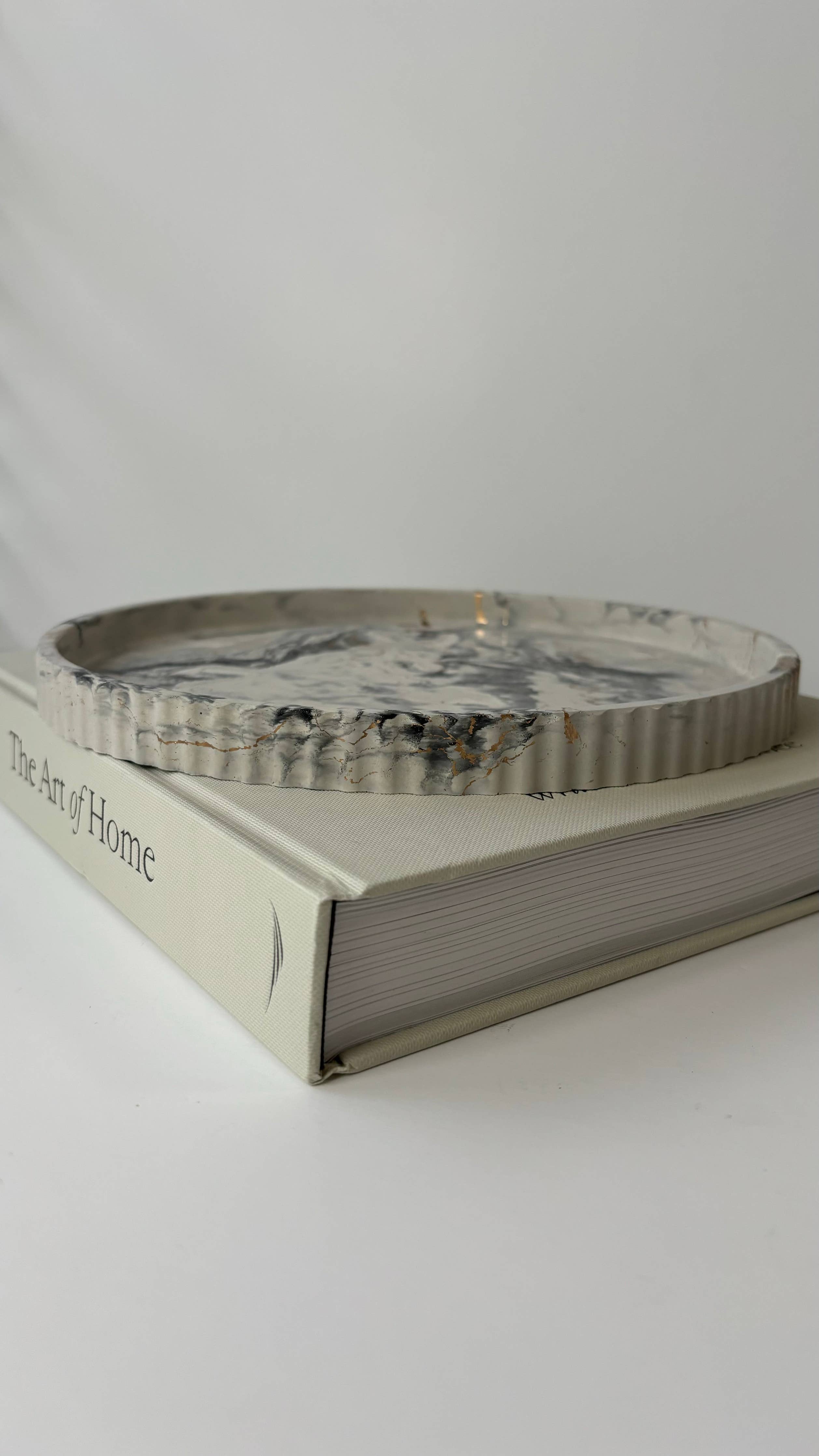 Marbled Handmade Concrete Tray