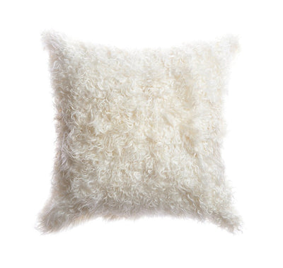 Curly Goat Fur Pillow