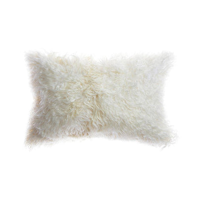 Curly Goat Fur Pillow