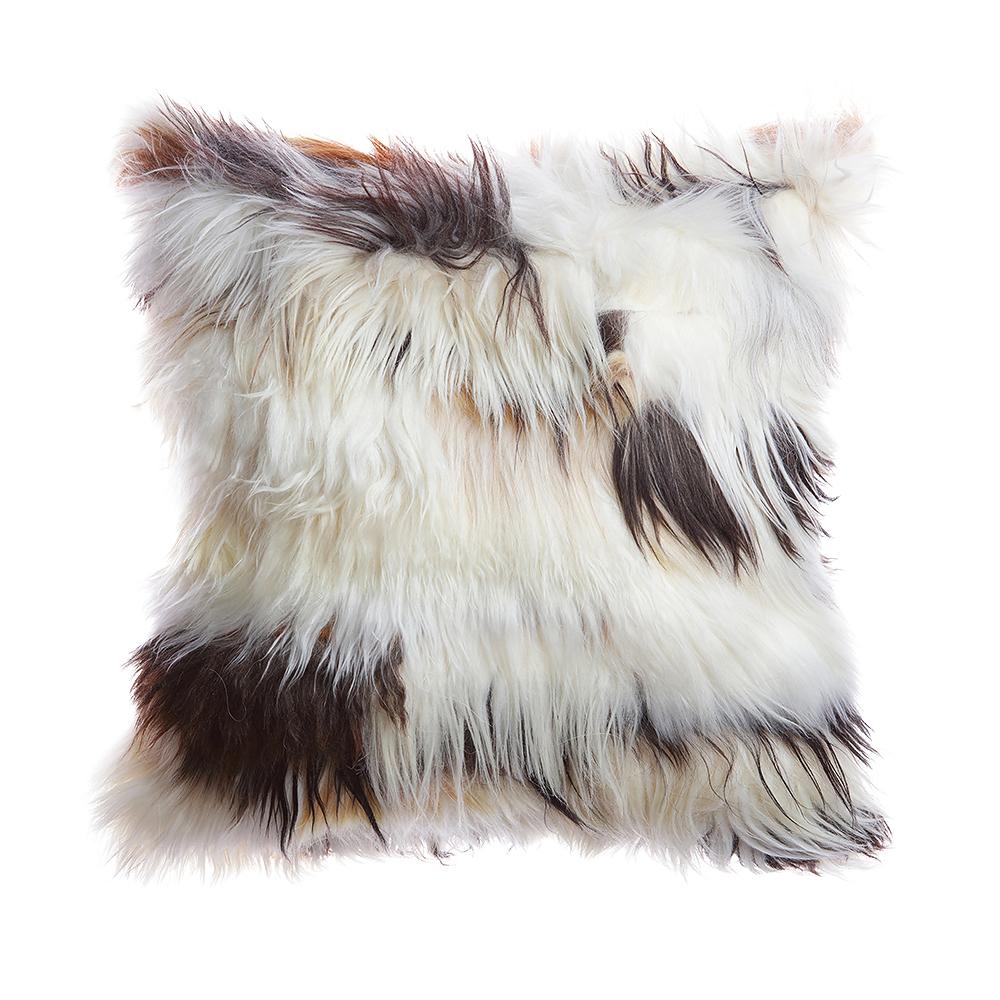 Natural Goatskin Pillow 20x20