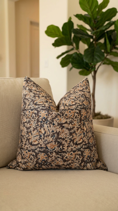 Juniper Brown Pillow Cover 22x22