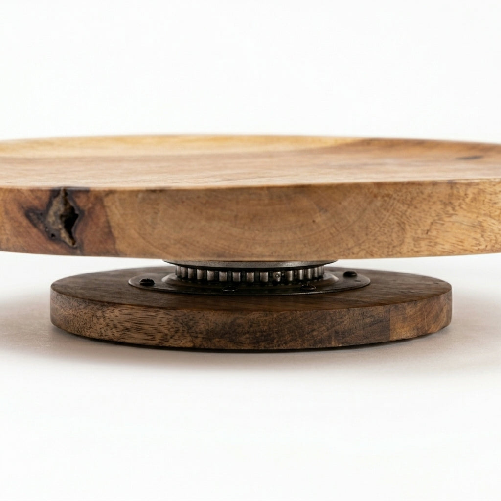 Mango Wood Lazy Susan Turntable