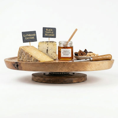 Mango Wood Lazy Susan Turntable