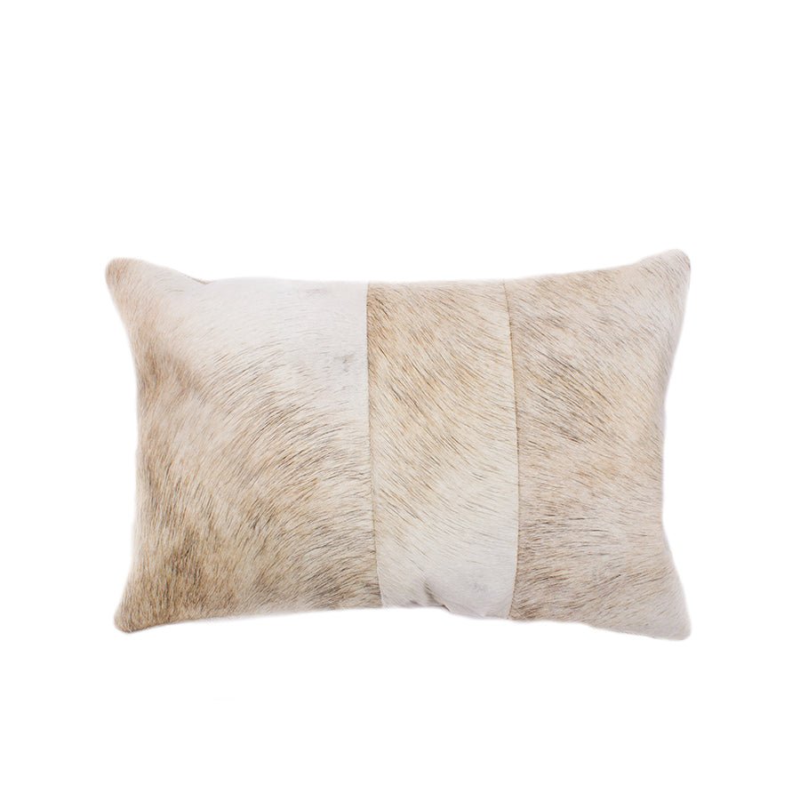 Tri Cowhide Lumbar Pillow