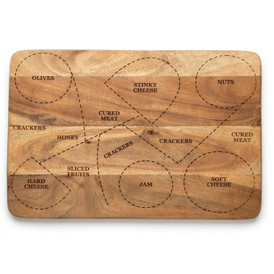 Rectangular Mango Wood Cheese Platter