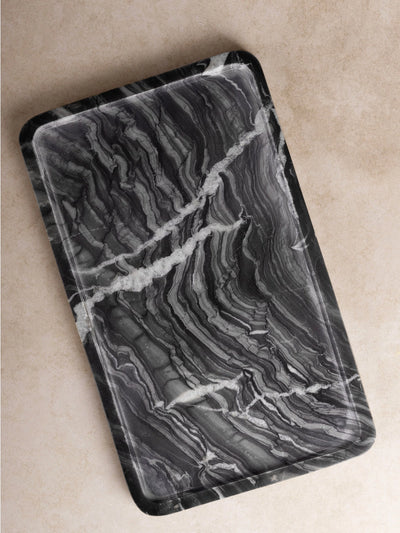 XL Onyx Marble Tray - 2 Color Options