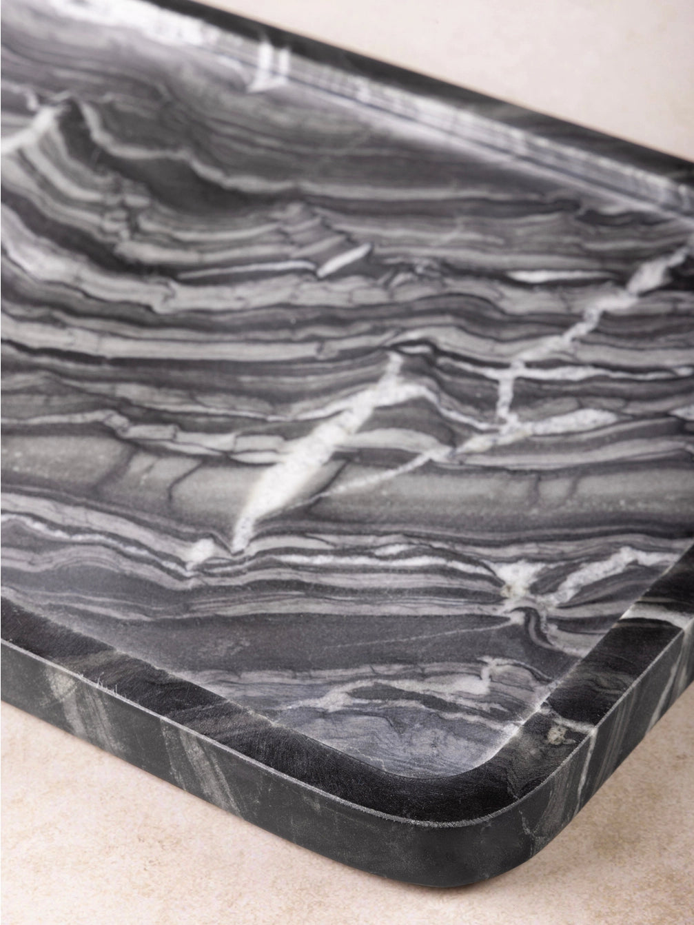 XL Onyx Marble Tray - 2 Color Options