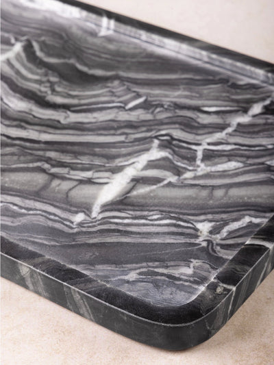 XL Onyx Marble Tray - 2 Color Options