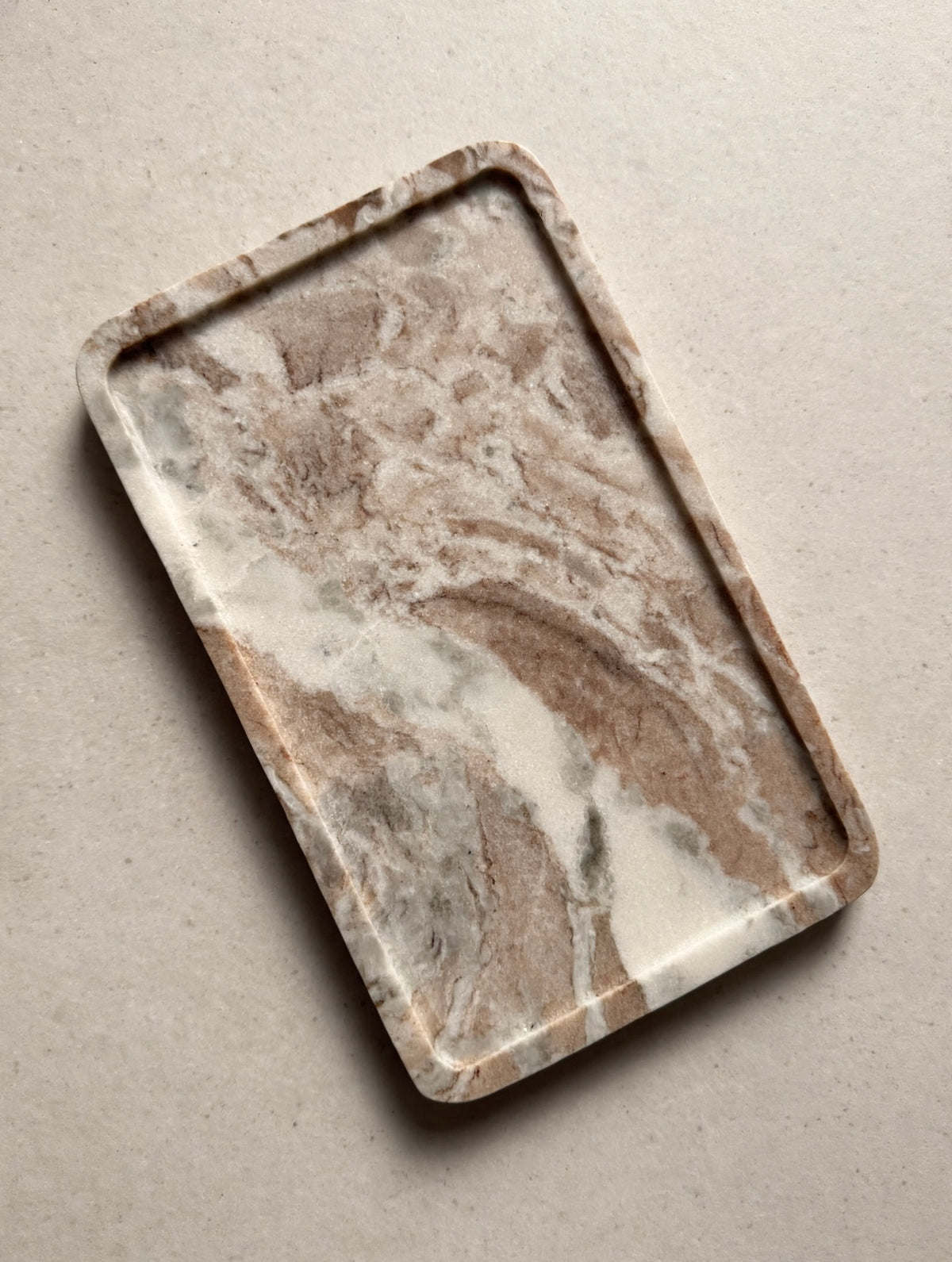 XL Onyx Marble Tray - 2 Color Options
