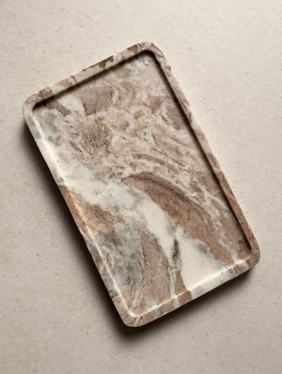 XL Onyx Marble Tray - 2 Color Options