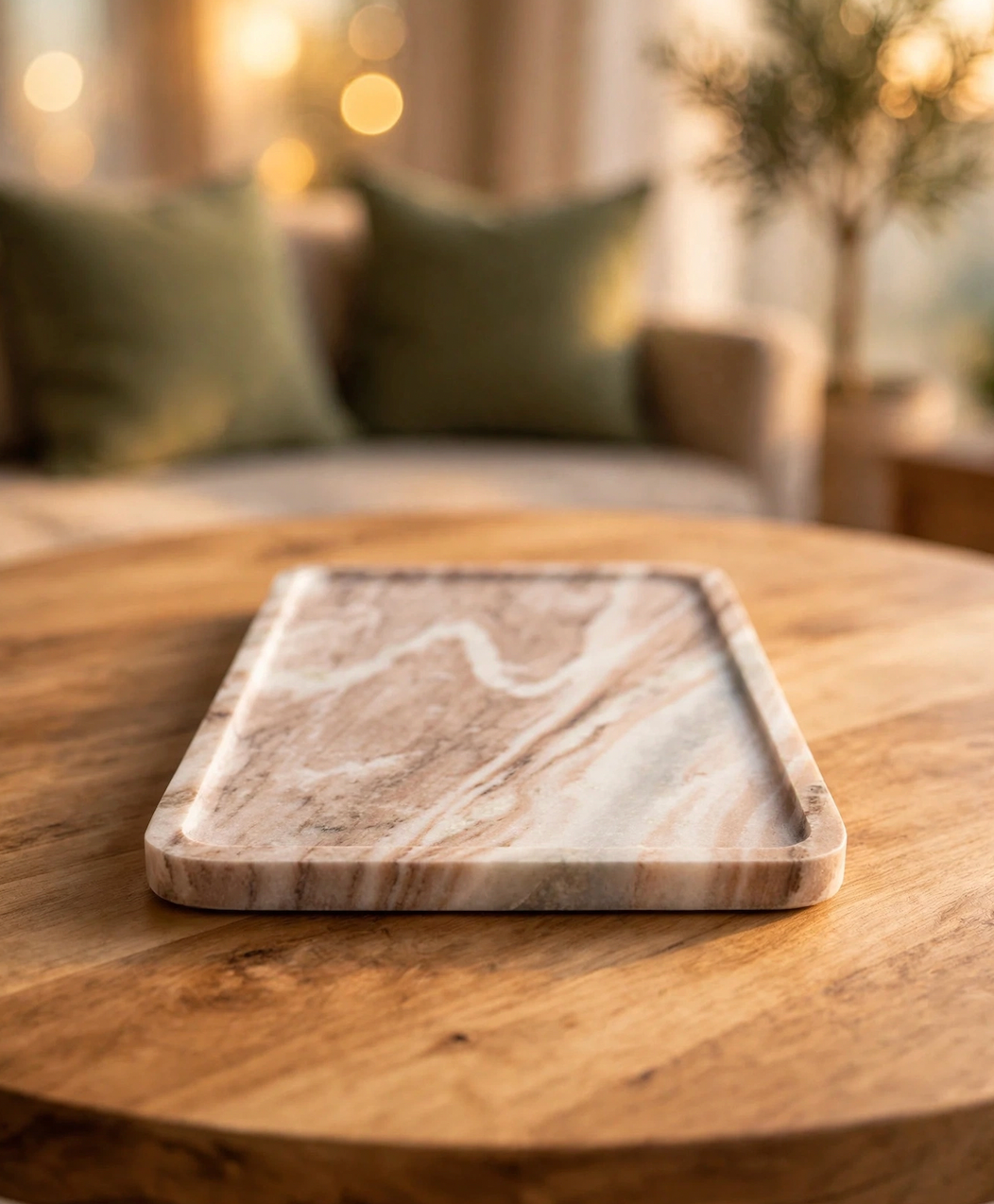 XL Onyx Marble Tray - 2 Color Options