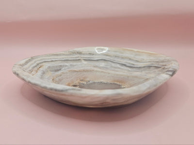 Geode-Style Onyx Stone Tray